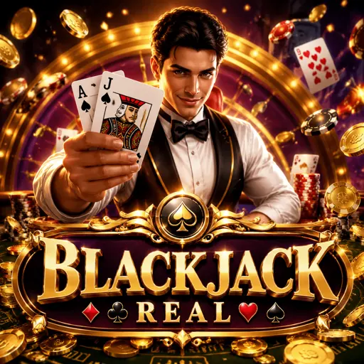 Mesa de blackjack clássico com cartas e fichas