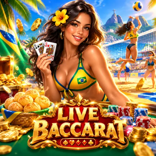 Mesa de baccarat sem comissão com histórico de resultados na tela